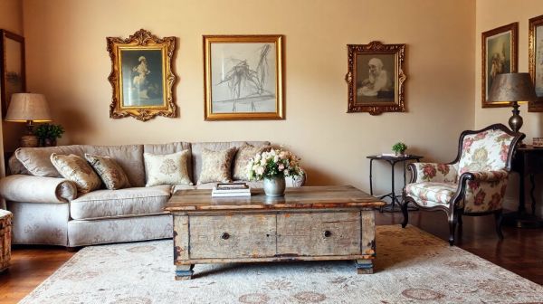 Les meilleures idées pour utiliser des tissus fleuris shabby en déco